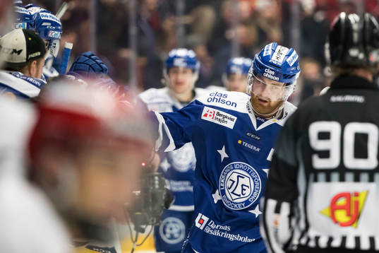 Leksands Mattias Ritola jublar