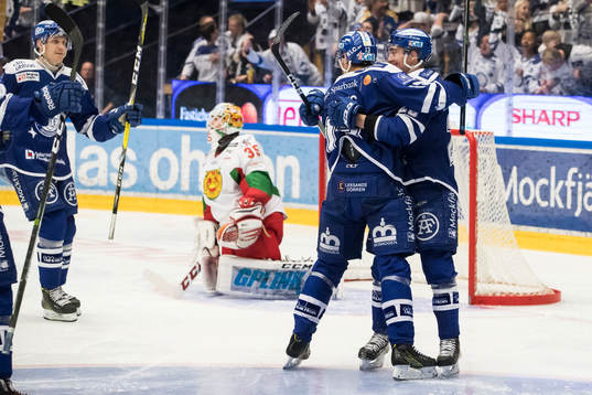 Leksands Jon Knuts och Tobias Forsberg och Lukas Ericsson