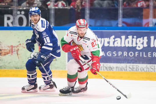 Leksands János Hári och Moras Matt Bailey  i