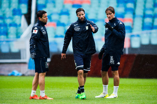 IFK Göteborgs Mads Winther Albaek, Mattias Bjärsmyr och