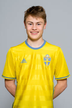Isac Harrysson i P16-landslaget