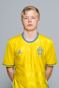 Kevin Liimatainen i P16-landslaget
