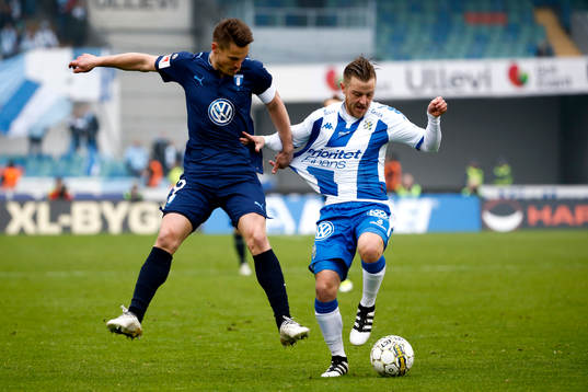 Malmö FFs Markus Rosenberg och IFK Göteborgs Scott