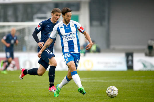 IFK Göteborgs Mattias Bjärsmyr och Malmö FFs Pawel