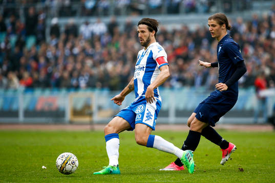 IFK Göteborgs Mattias Bjärsmyr och Malmö FFs Pawel
