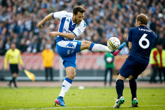 IFK Göteborgs Tobias Hysen och Malmö FFs Oscar Lewicki