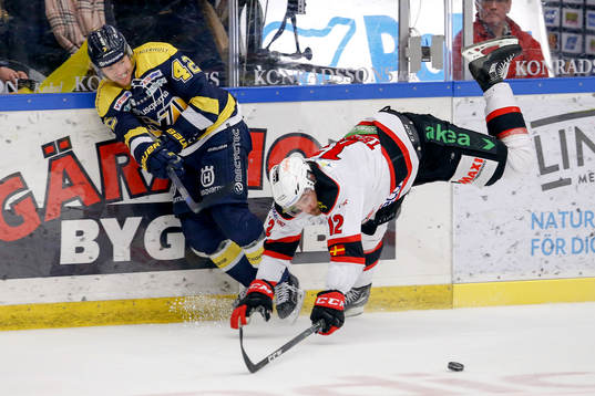 s Dylan Reese och Malmö Redhawks Andreas Thuresson