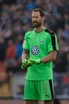 Malmö FFs målvakt Johan Wiland