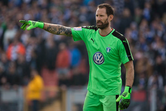 Malmö FFs målvakt Johan Wiland