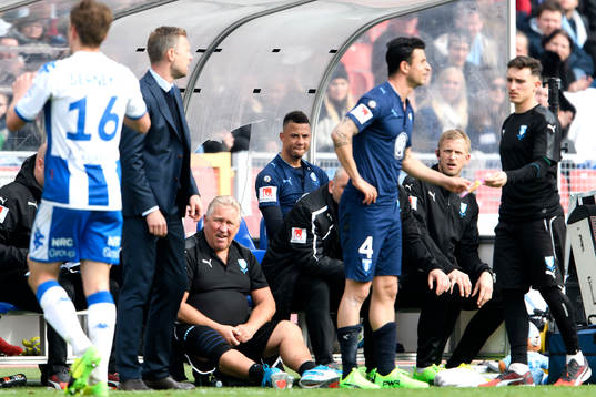 Malmö FFs Tobias Sana på bänken