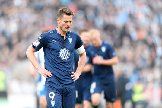 Malmö FFs Markus Rosenberg deppar