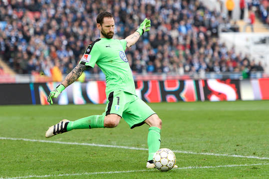 Malmö FFs målvakt Johan Wiland
