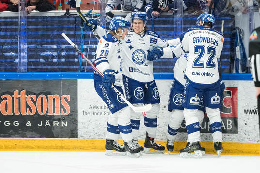 Leksands Oskar Lang och Patrik Norén och William Wikman