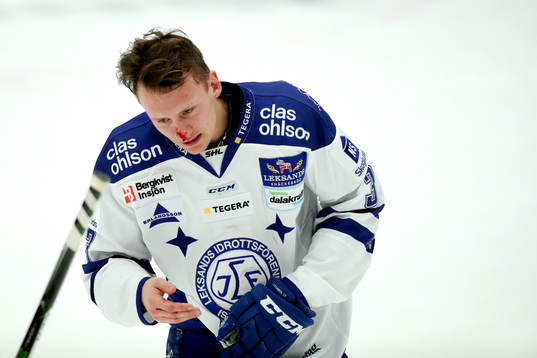 Leksands Daniel Bertov blöder