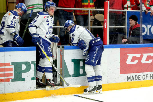 Leksands Martin Grönberg, William Wikman och Mattias