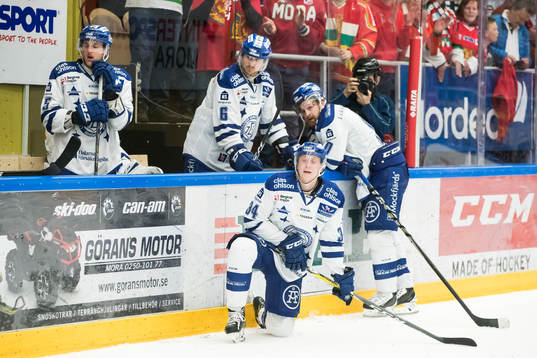 Leksands Benjamin Youds och Joseph Piskula och Olle Alsing