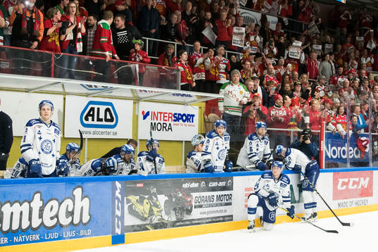 Leksands spelarna deppar