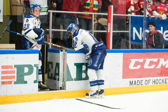 Leksands William Wikman och Mattias Ritola  deppar i