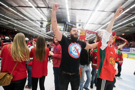 Mora supportrarna jublar