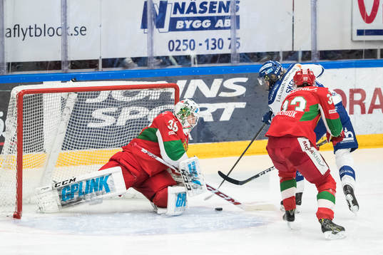 Moras målvakt Christian Engstrand och Joakim Lilliehöök