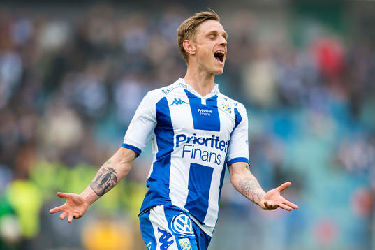 IFK Göteborgs Sören Rieks deppar