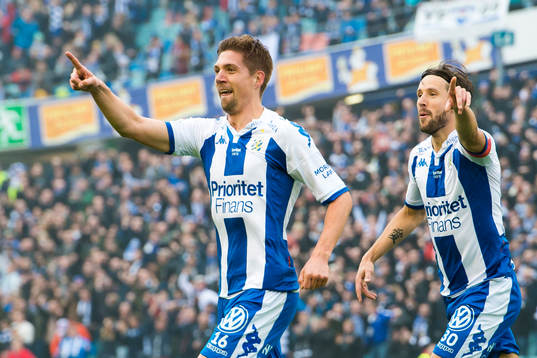 IFK Göteborgs Mikael Boman jublar