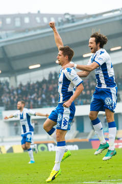 IFK Göteborgs Mikael Boman jublar