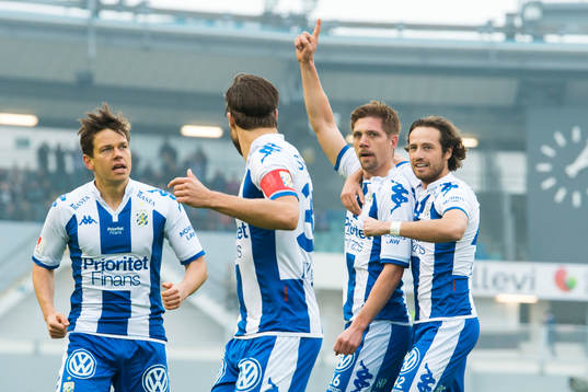 IFK Göteborgs Mikael Boman jublar