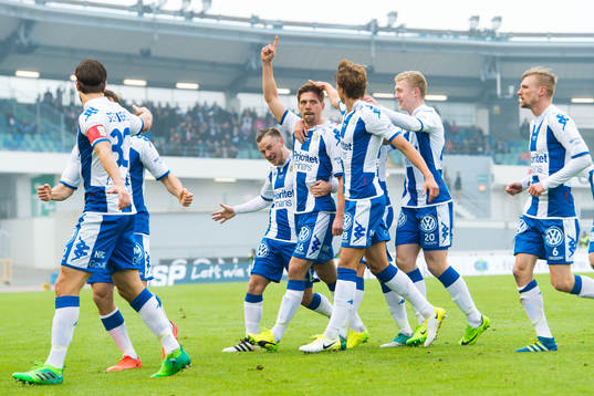 IFK Göteborgs Mikael Boman jublar