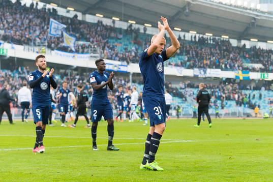 Malmö FFs Franz Brorsson tackar publiken