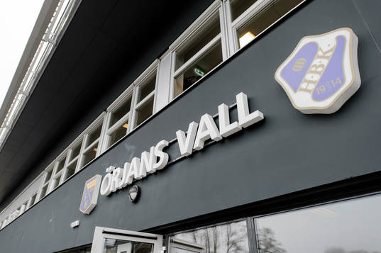 Exteriör Örjans Vall före fotbollsmatchen i Allsvenskan