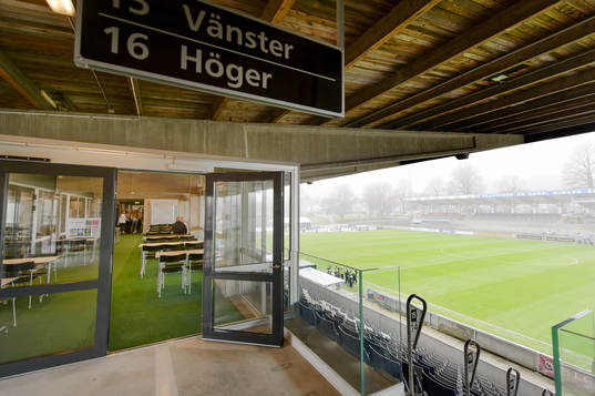 Örjans Vall före fotbollsmatchen i Allsvenskan mellan