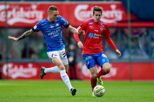 Trelleborgs Mattias Håkansson och Helsingborgs Adam