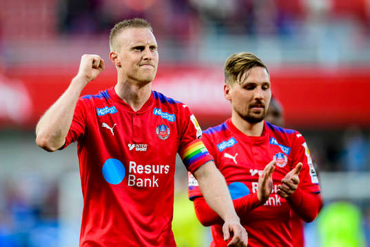 Helsingborgs Peter Larsson jublar