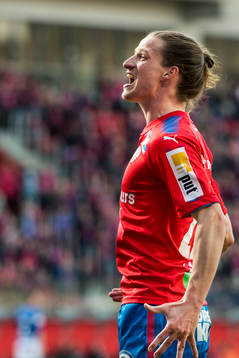 Helsingborgs Jesper Lange jublar