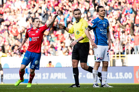 Helsingborgs Jesper Lange jublar