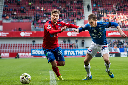 Helsingborgs Martin Christensen och Trelleborgs Albin