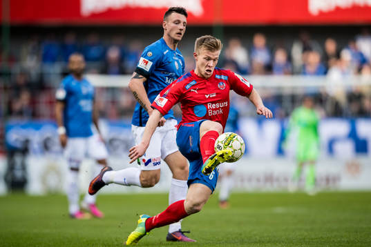 Helsingborgs Andreas Landgren och Trelleborgs Alexander