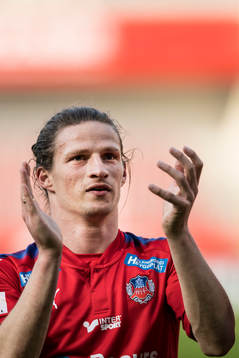 Helsingborgs Jesper Lange tackar publiken