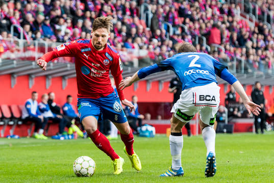 Helsingborgs Martin Christensen och Trelleborgs Albin