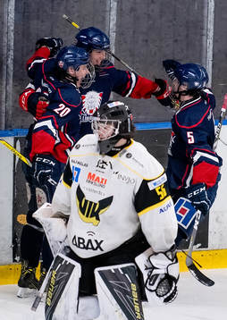 Linköpings Olle Lycksell, FIlip Fornåå Svensson och