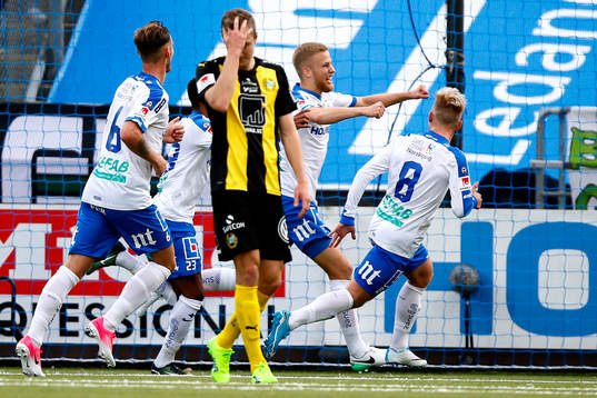 Norrköpings Filip Dagerstål jublar