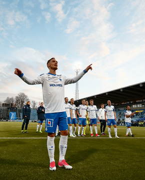 Norrköpings Linus Wahlqvist jublar