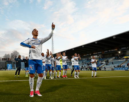 Norrköpings Linus Wahlqvist jublar