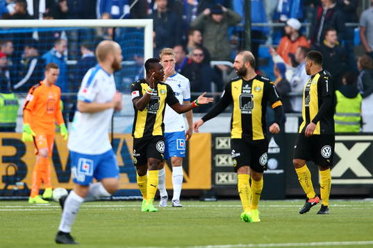 Hammarbys Joseph Aidoo och Kennedy Bakircioglu