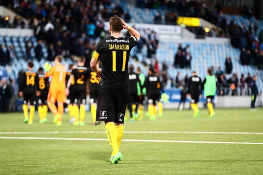 Hammarbys Arnór Smárason deppar