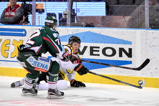 Frölundas Patrik Carlsson och Brynäs Lucas Carlsson