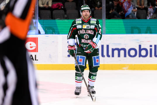 Frölundas Sean Bergenheim får utvisning