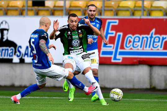 GAIS Malkolm Moenza och Norrbys Jesper Brandt