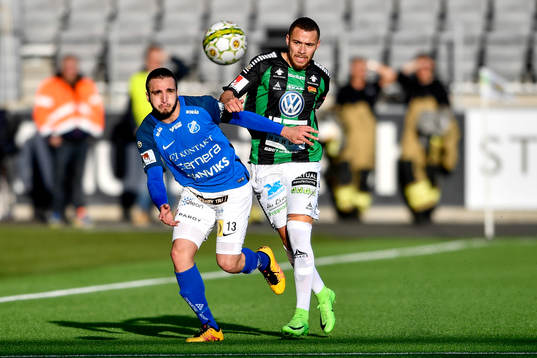 Norrbys Kardo Sarchel Aso Omar och GAIS Malkolm Moenza